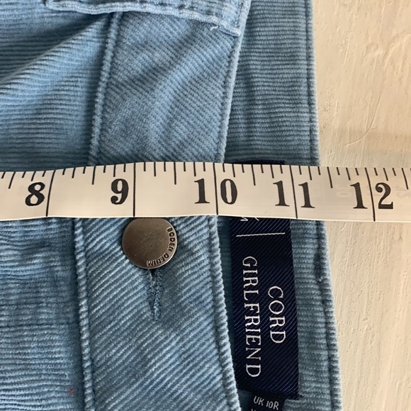T1 Boden Dusty Blue corduroy pants size 10 Cord girlfriend fall wear - Picture 11 of 13